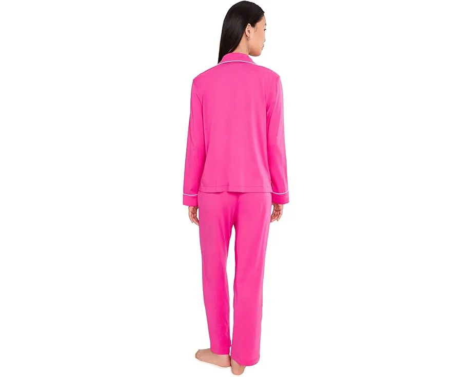 Пижамный комплект Lauren Ralph Lauren с длинным рукавом и брюками 7/8