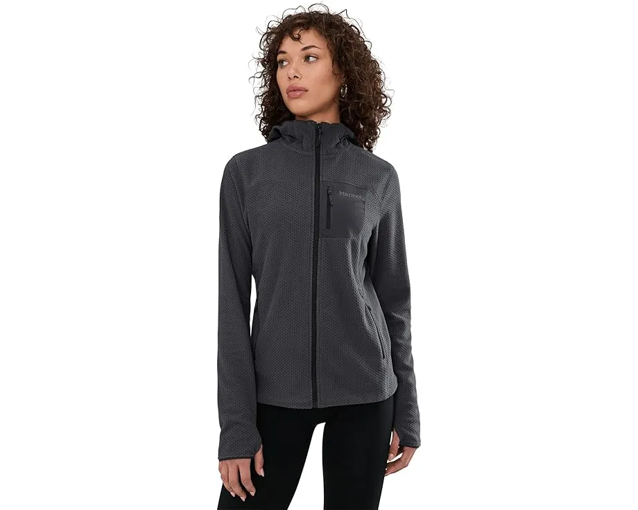 Толстовка Marmot Airfleece с капюшоном и карманами на молнии