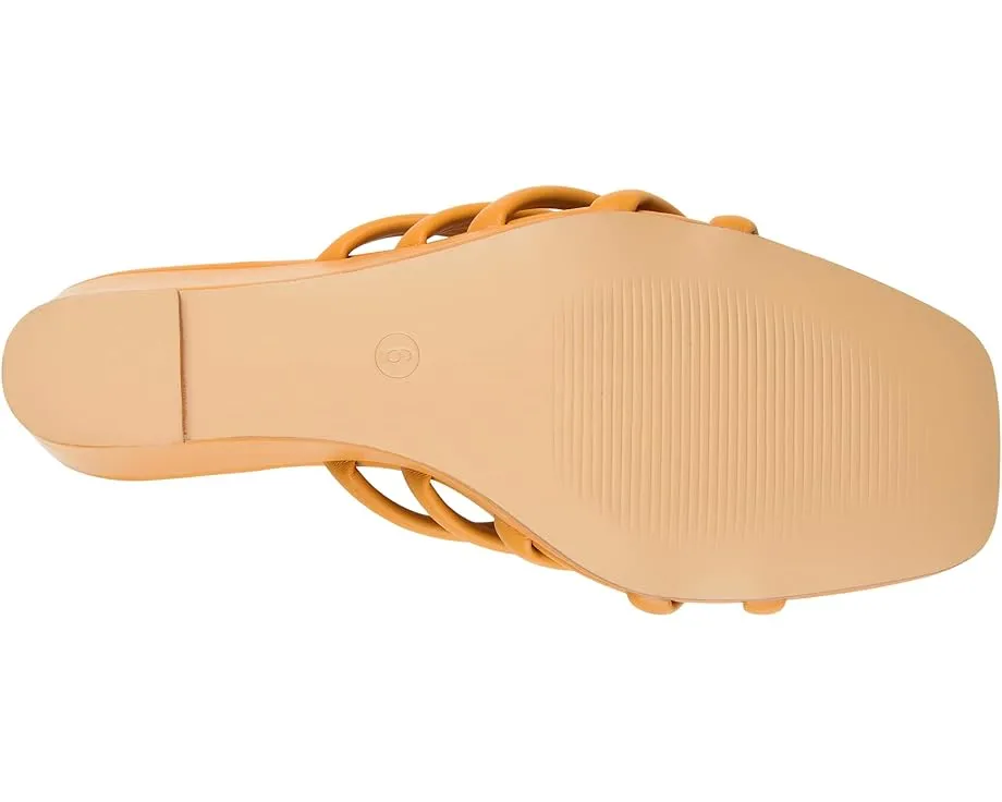 Босоножки Rizie Wedge от Journee Collection на платформе с трубчатыми ремешками