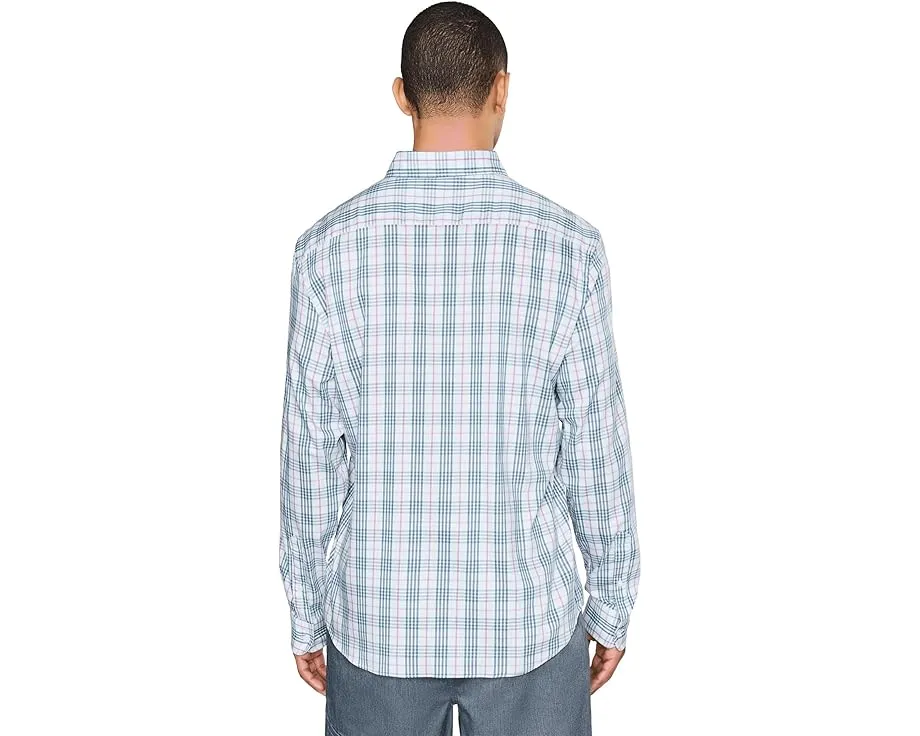 Рубашка Faherty The Movement Shirt в клетку с расслабленным кроем