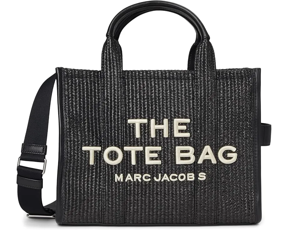 Сумка тоут Marc Jacobs The Woven Medium Tote Bag из ткани с плетеным узором