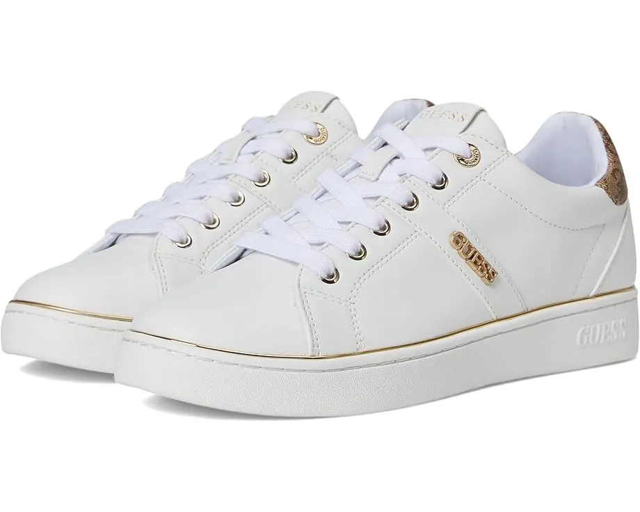 Кроссовки GUESS Britz с логотипом и металлической деталью на подошве