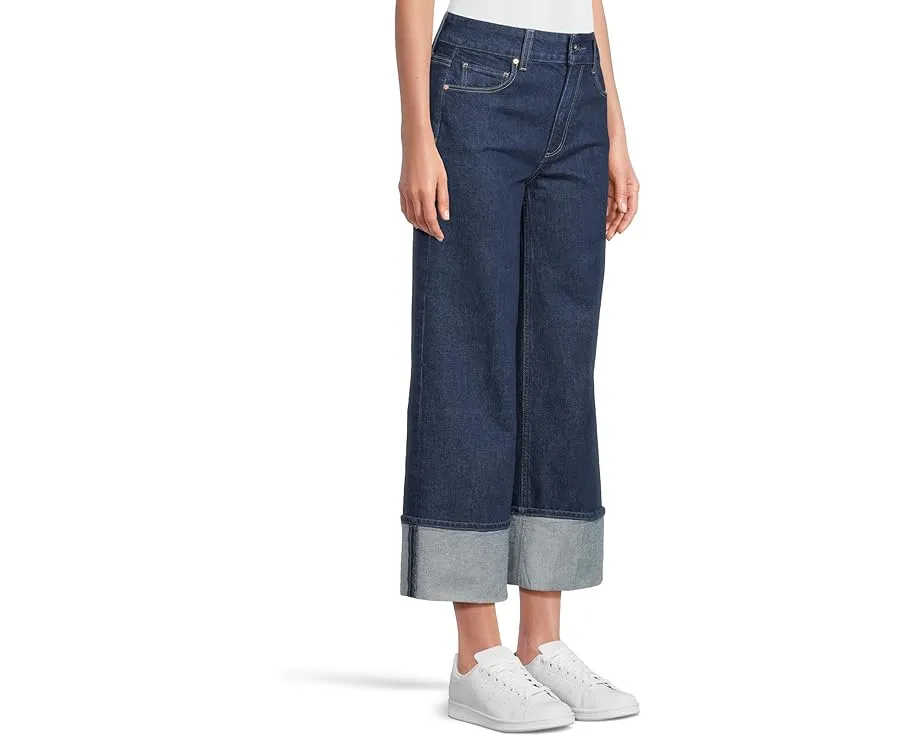 Джинсы Paige Sasha с широкими манжетами и высокой посадкой