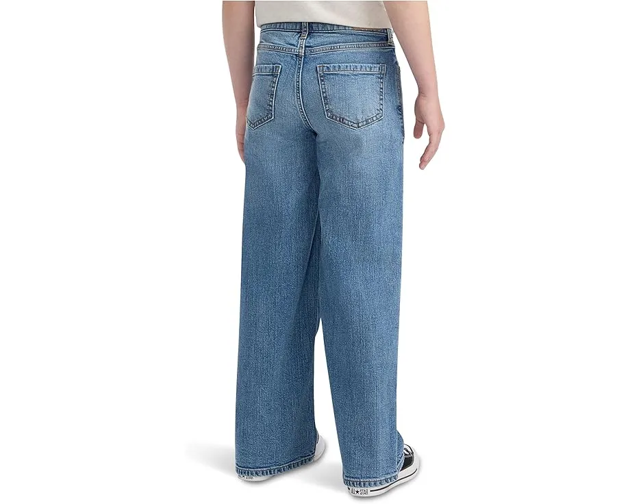Джинсы abercrombie kids High-Rise Wide Leg с завышенной талией и широкими штанинами