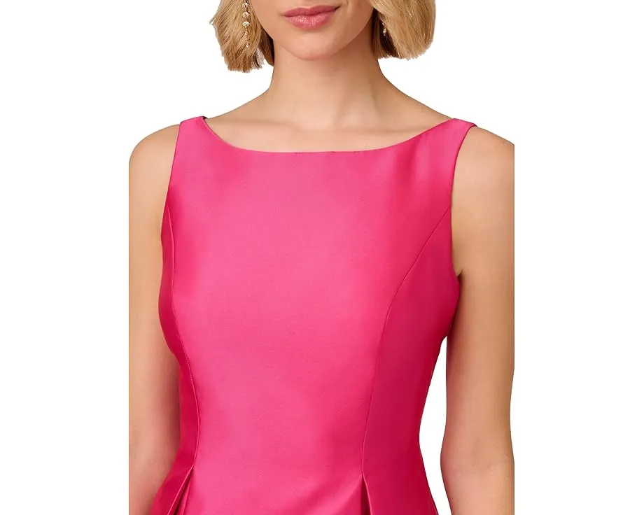 Платье Adrianna Papell без рукавов длины миди из атласа с запахом