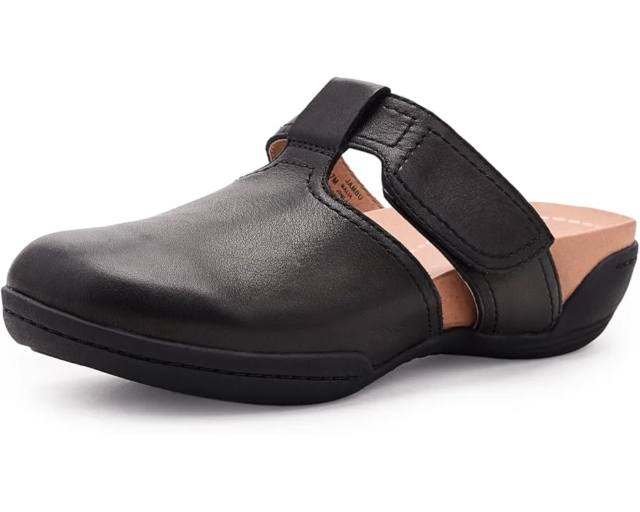 Jambu мюли Malia из премиальной кожи с вырезом и контурной стелькой