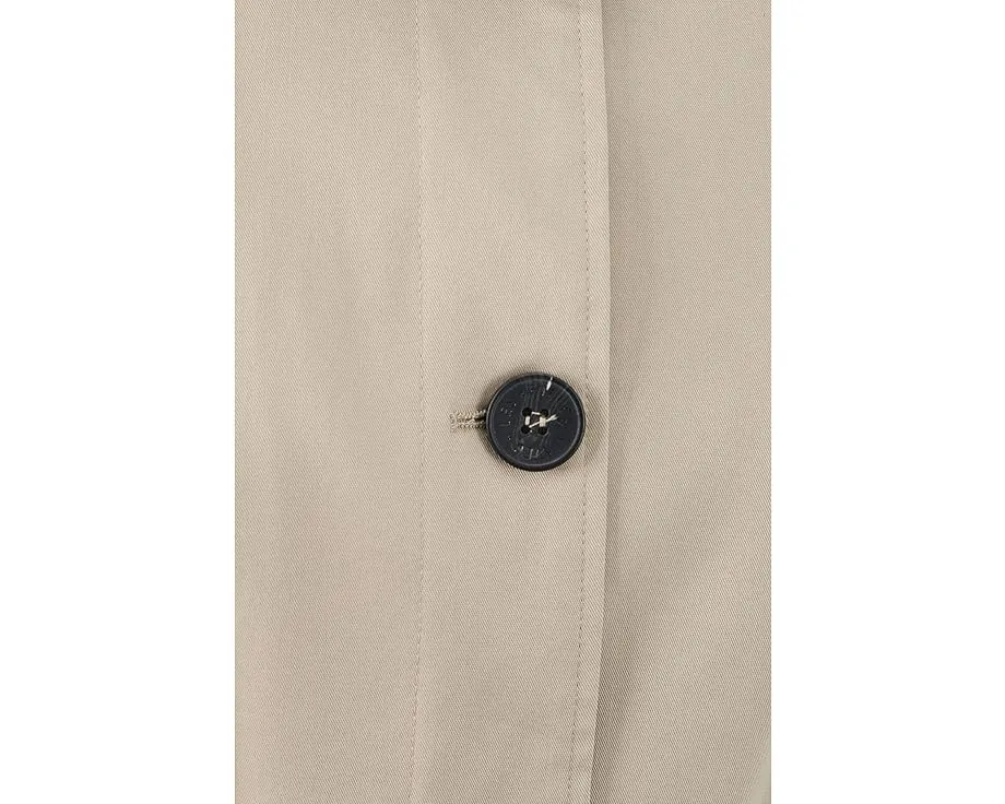 Длинное тренч-пальто Avec Les Filles с воротником-воронкой