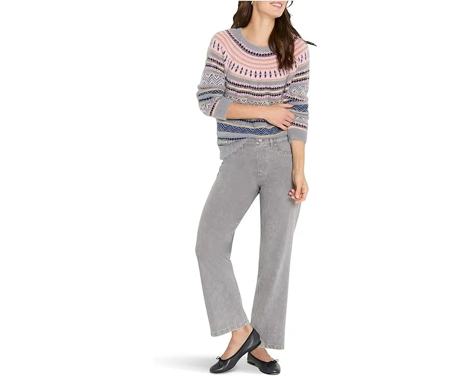 Свитер NIC+ZOE Petite Cozy Fairisle с жаккардовым узором