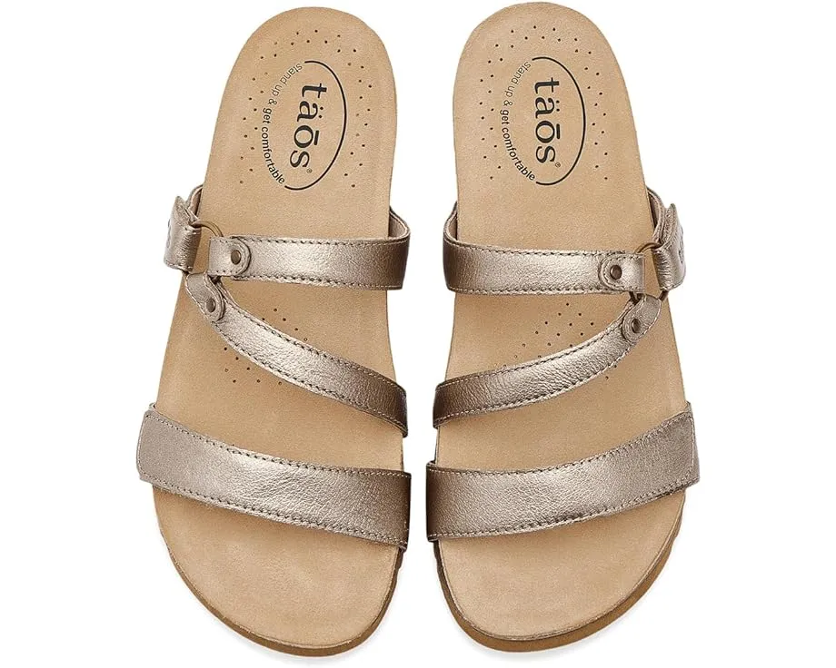 Сандалии Taos Footwear Ringslide с кожаными ремешками и декоративным кольцом