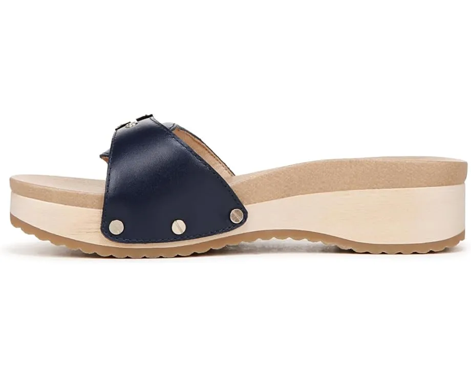 Сандалии Dr. Scholl's Original Too Slide на деревянной платформе