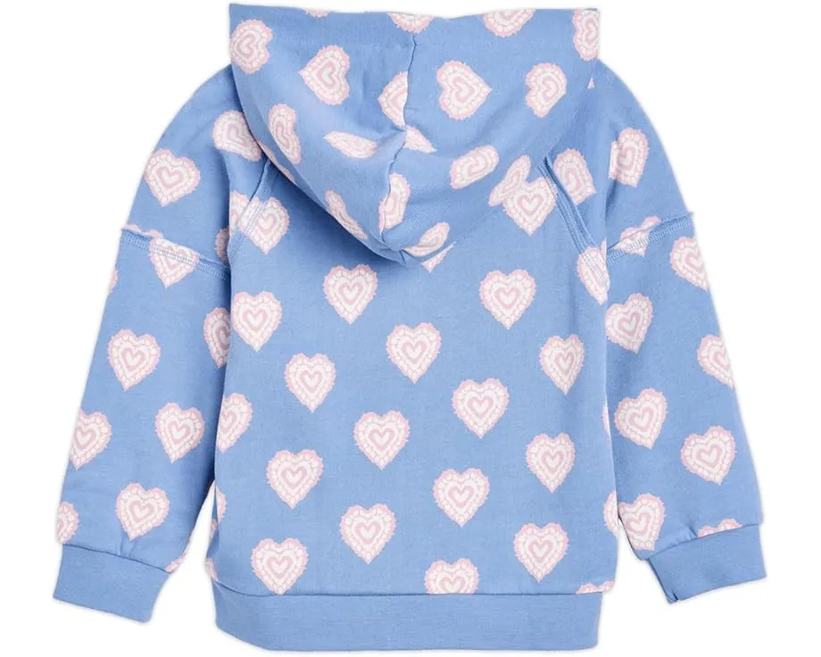 Детская толстовка Heart Burst Full-Zip Hoodie от Hatley с хлопком