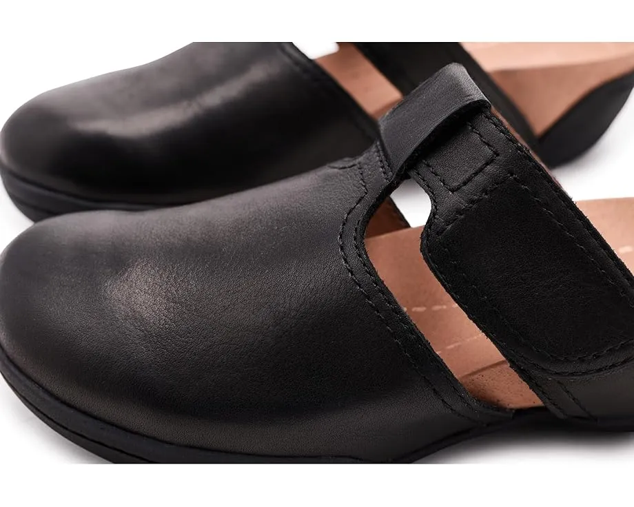 Jambu мюли Malia из премиальной кожи с вырезом и контурной стелькой