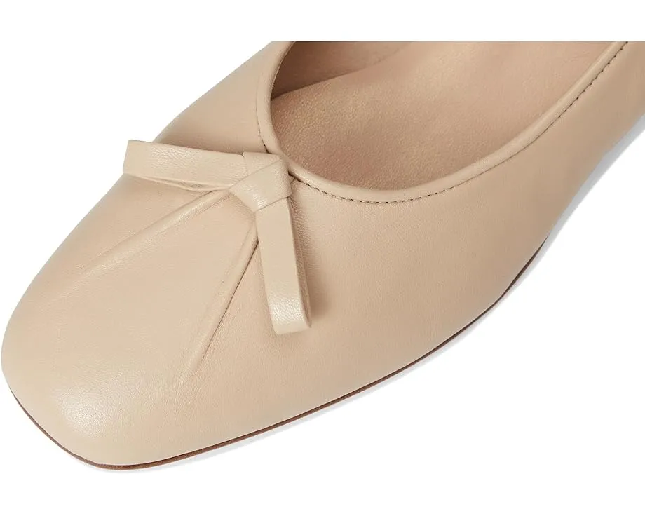 Балетки Poppie с бантом из натуральной кожи от French Sole