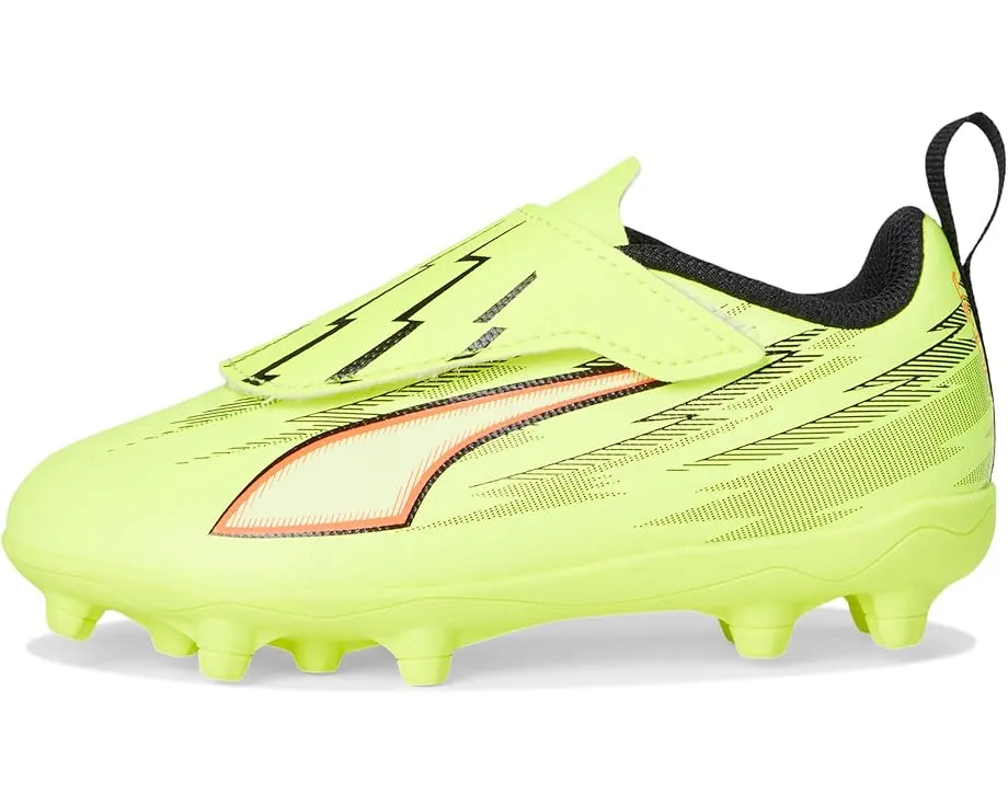 Детские футбольные бутсы PUMA Ultra 6 Play с застежкой на липучке для твердого и искусственного покрытия из переработанных материалов