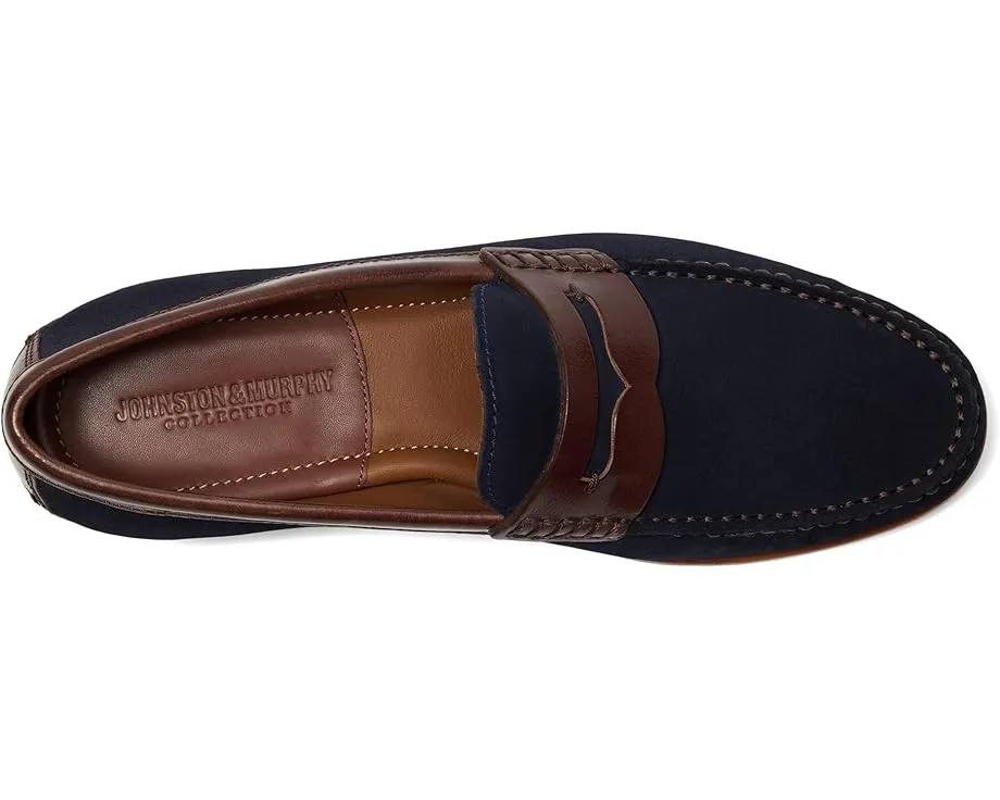 Мокасины-пенни лоферы Johnston & Murphy Baldwin с ручной строчкой