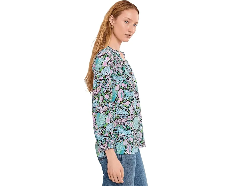 Блуза Elsa Top из шелка Lilly Pulitzer