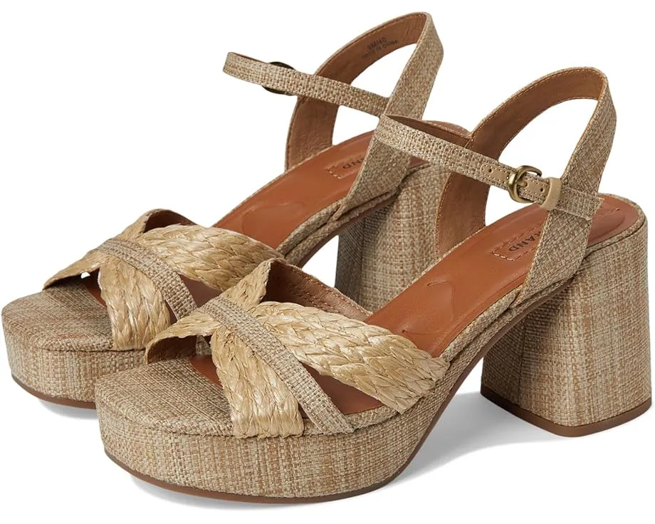 Сандалии Marrika Platform High Heel от Lucky Brand из денима с массивным каблуком и платформой