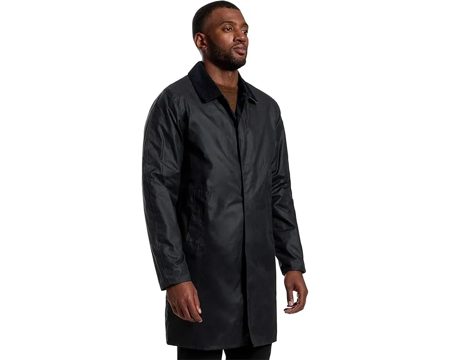 Длинная куртка Barbour Lorden Wax Mac из вощеного хлопка
