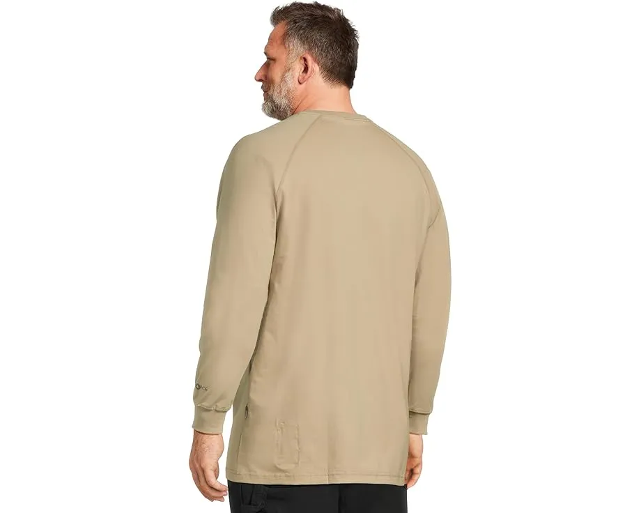 Огнестойкая футболка Carhartt Big & Tall Force с длинным рукавом и регланными рукавами