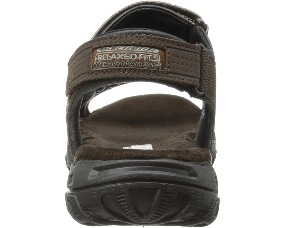 Сандалии SKECHERS Gander Louden с ремешками на липучках и стелькой Memory Foam 360