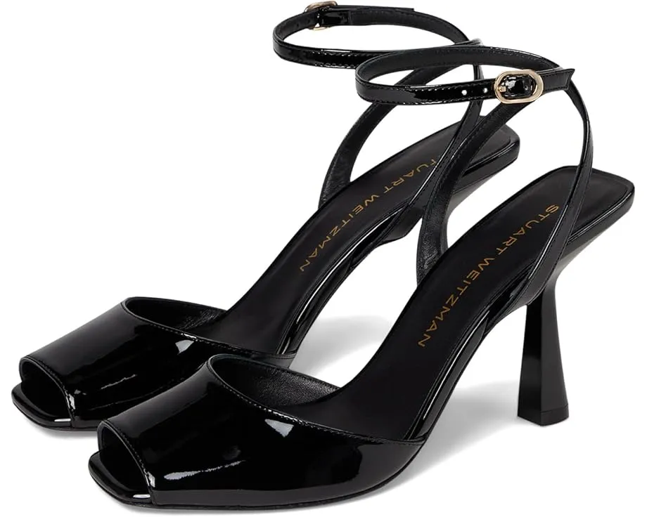 Босоножки Val Sandal 85 Stuart Weitzman на шпильке с квадратным носком