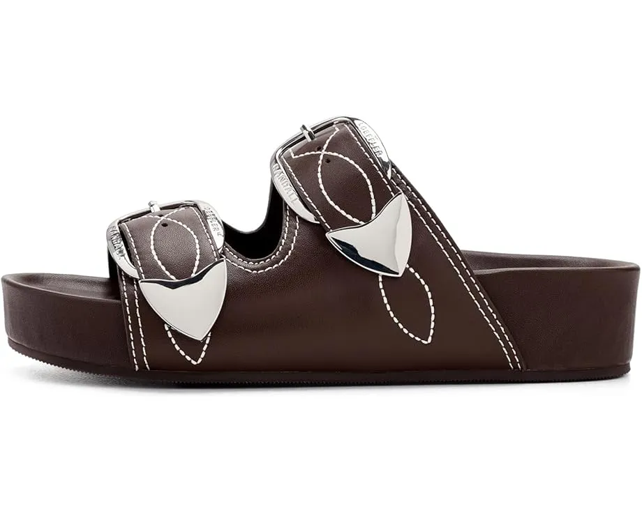 Loeffler Randall Сандалии Nico с двумя ремешками и пряжкой из кожи Nappa