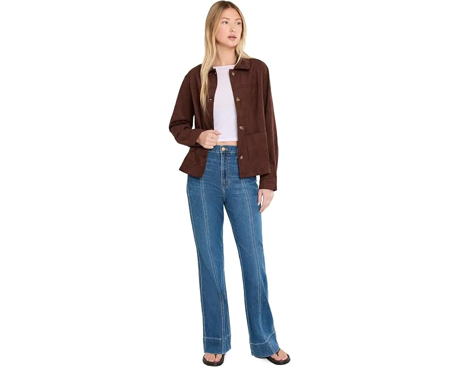 Джинсы High-Rise Relaxed Seamed Bootcut с завышенной талией Liverpool Los Angeles