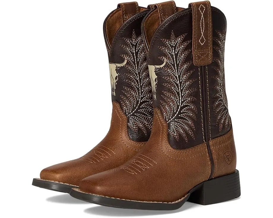Ковбойские сапоги Stampede с широким квадратным носком для детей от Ariat Kids