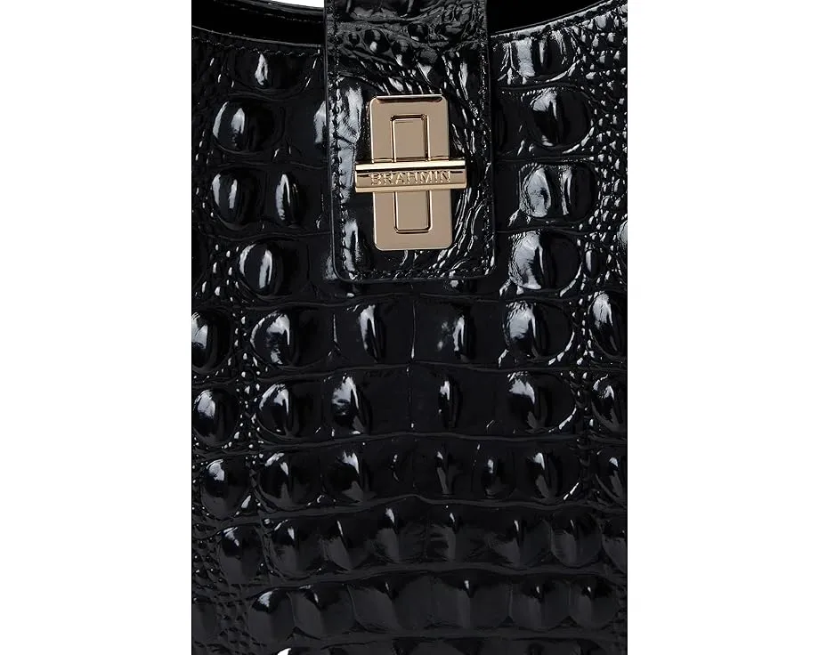 Сумка Brahmin Fallon Slim Shoulderbag через плечо с поворотным замком и карманами