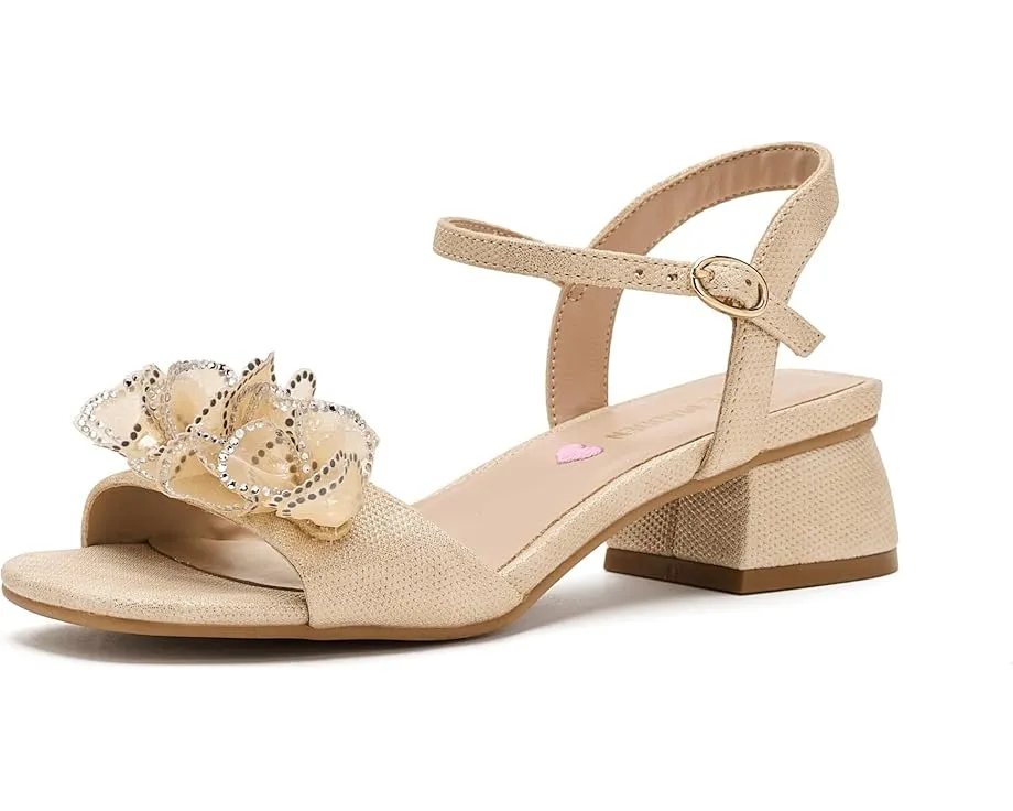 Детские сандалии Steve Madden Kids Cinthia с квадратным каблуком и цветочным декором