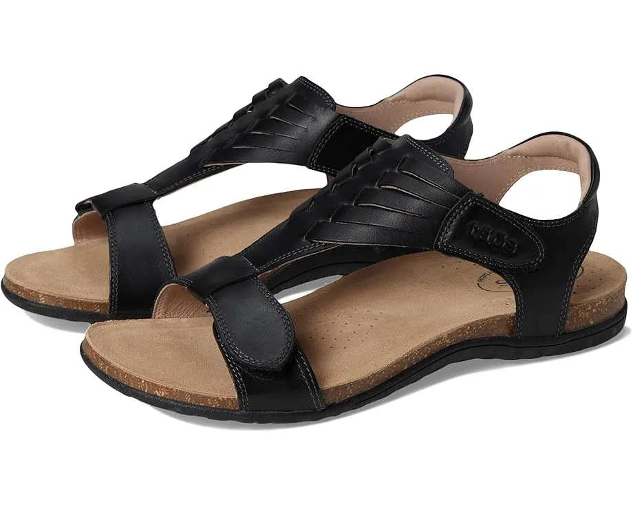 Сандалии Taos Wonderful с пробковой стелькой и переплетенным ремешком из итальянской кожи