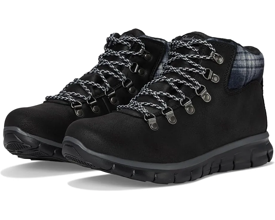 Ботинки Skechers Synergy Plaid Mood с водонепроницаемым верхом