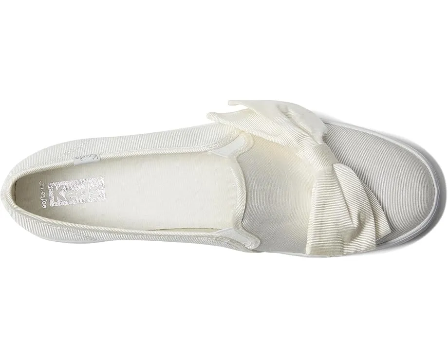 Кроссовки Keds Triple Decker на платформе с металлическим верхом
