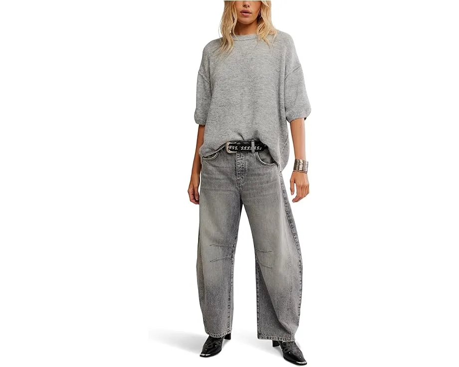 Свитшот Free People Margot с коротким рукавом и оверсайз