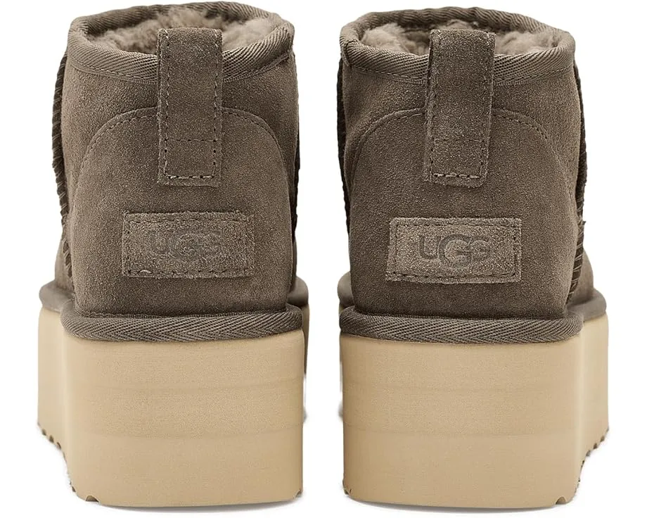 UGG Classic Ultra Mini Platform угги на платформе с подкладкой из овчины