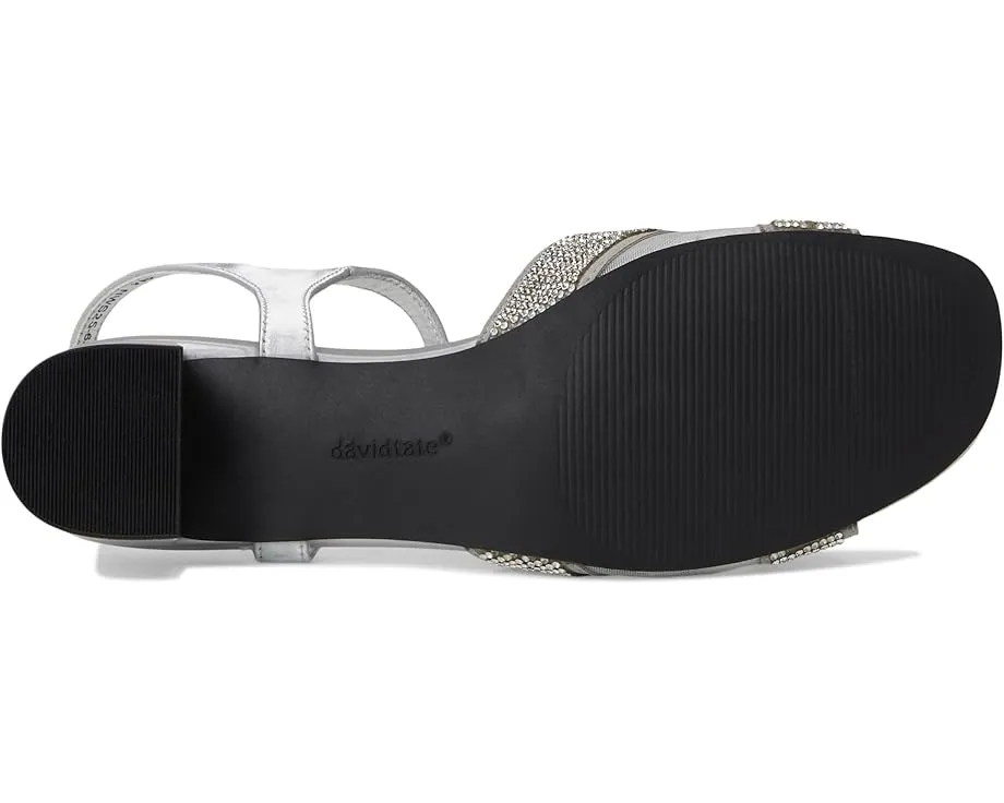 David Tate Босоножки Holiday на каблуке со стразами