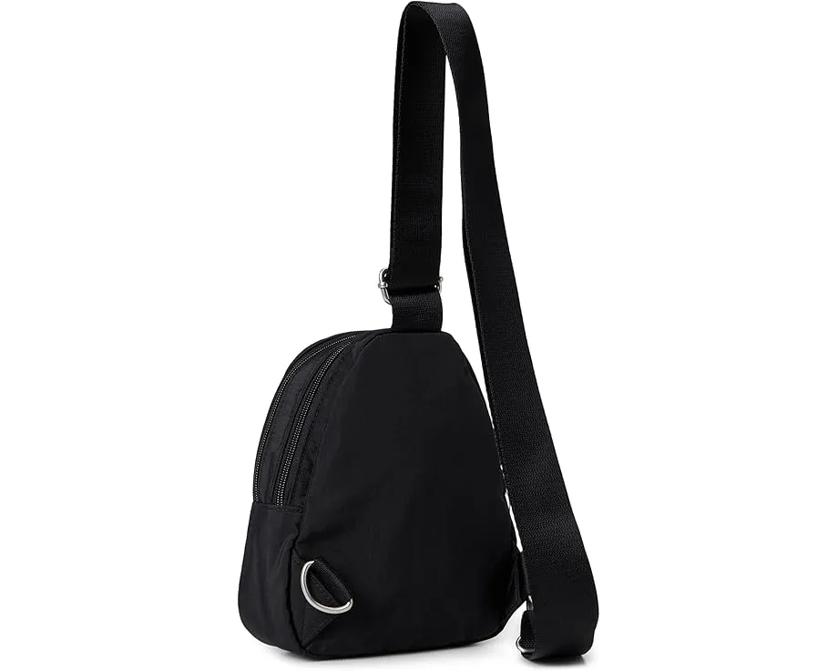 Мини-слинг Baggallini Double Zip с защитой RFID и регулируемым ремнем