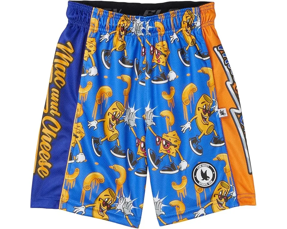 FLOW SOCIETY шорты для мальчиков Mac 'n Cheese Attack с длиной по внутреннему шву 6 дюймов (15.24 см)