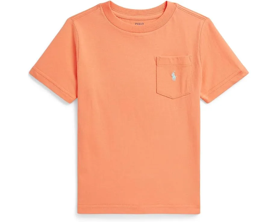 Детская футболка Polo Ralph Lauren из хлопкового джерси с карманом