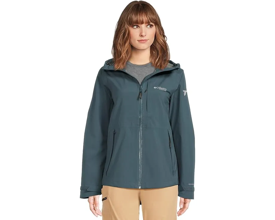 Куртка-оболочка Columbia Ampli Dry II с водонепроницаемой тканью Omni Tech и нагрудным карманом