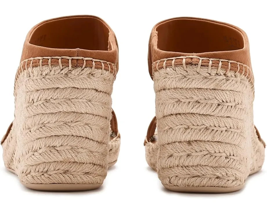 Сандалии Farren Espadrille с клиновидным каблуком и кожаным верхом от Franco Sarto
