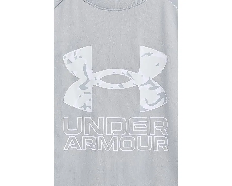Футболка Under Armour Kids Tech Hybrid Print Short Sleeve T-Shirt для мальчиков