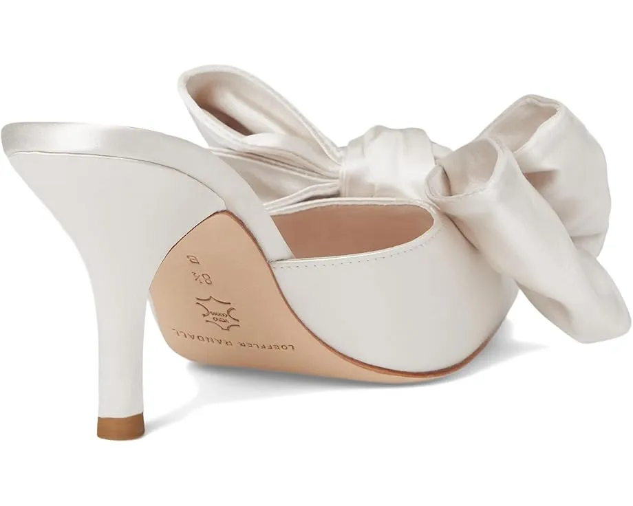 Туфли-мюли Loeffler Randall Margot Bow с бантом и стелькой из кожи