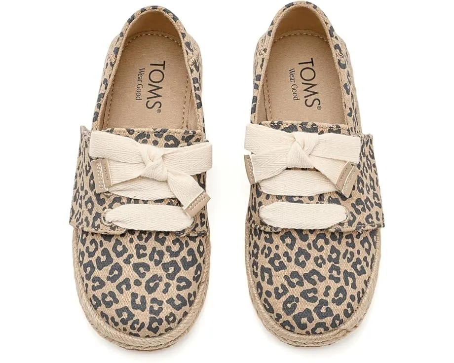 Детские эспадрильи TOMS Carolina на шнурках с платформой