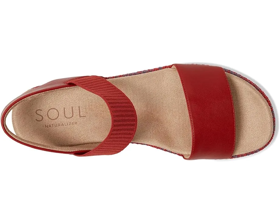 Сандалии SOUL Naturalizer Diana на платформе с плетеной подошвой и эластичным ремешком