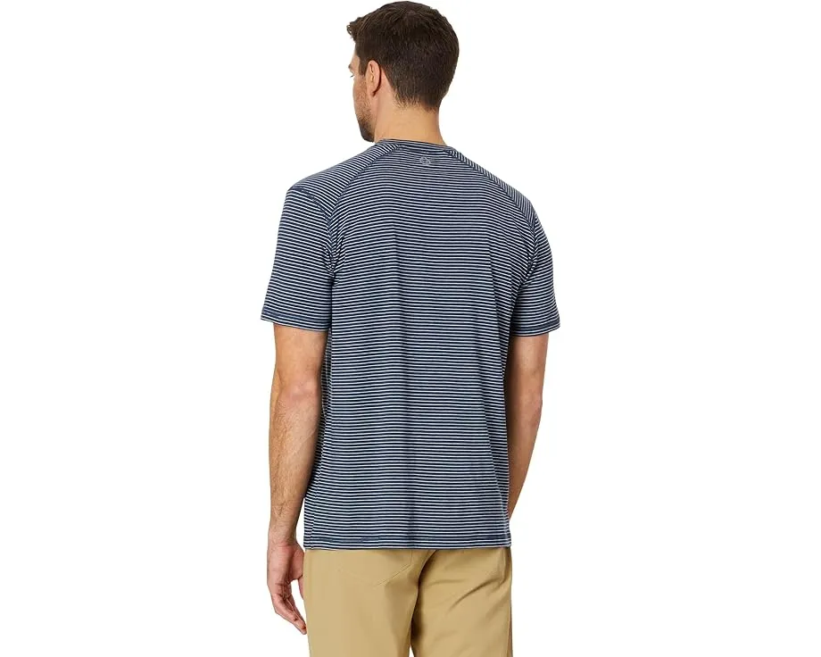 Футболка tasc Performance Carrollton Tee с мини-полосками и защитой UPF 50+