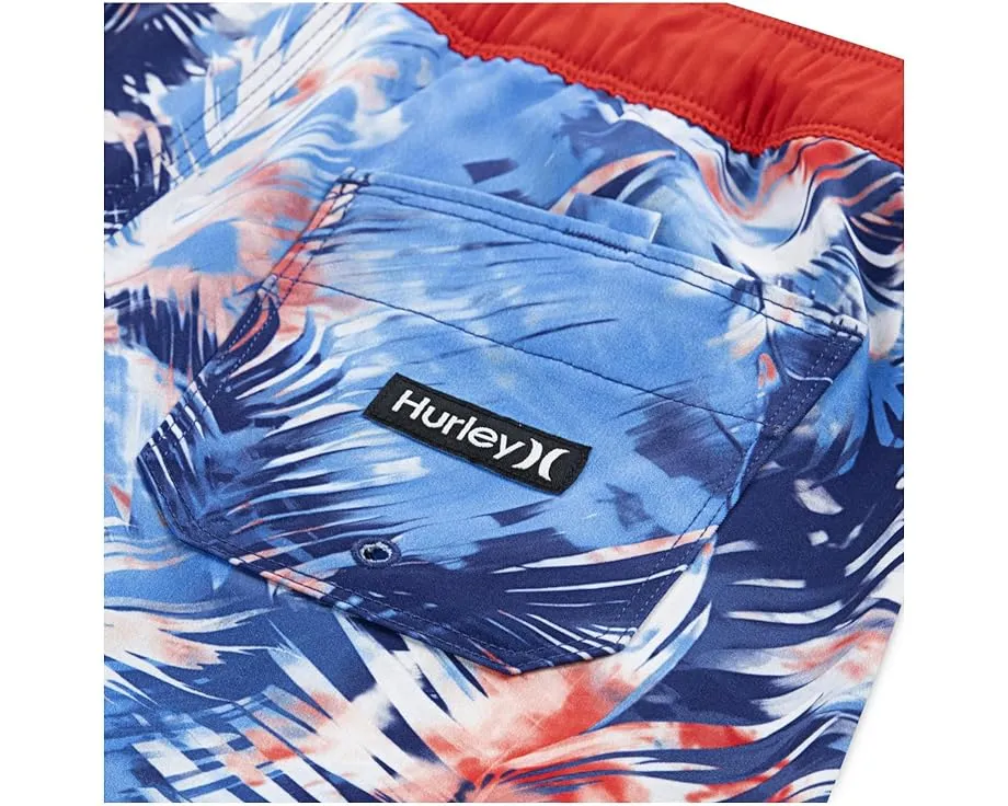 Плавки Hurley Kids Distorted Palm из переработанного полиэстера