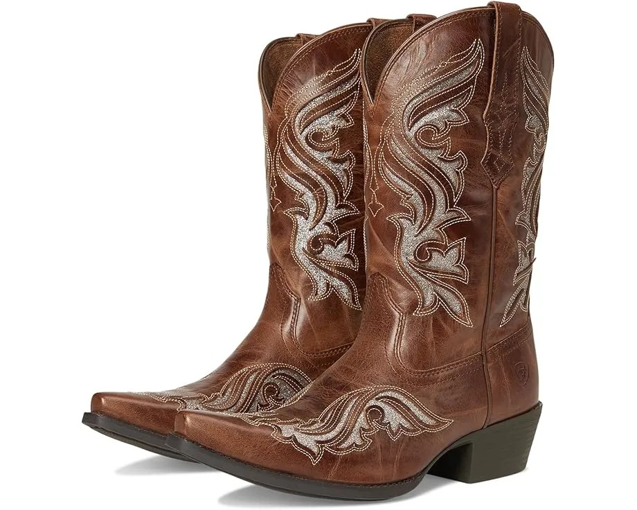 Сапоги Heritage Bliss до икры с контрастной строчкой и квадратным носком Ariat