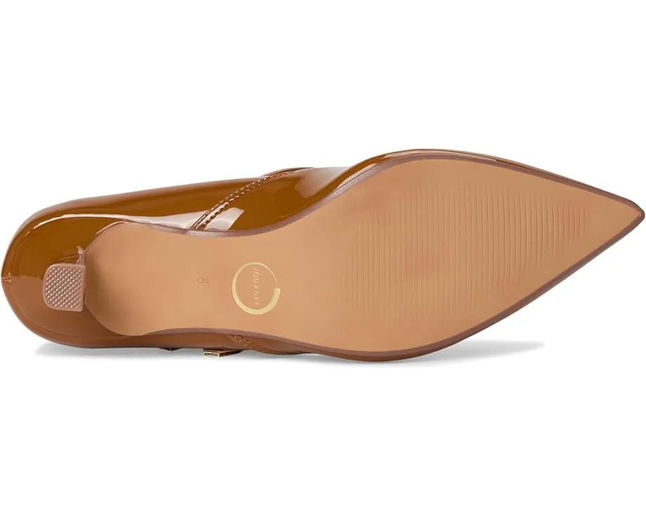 Туфли-лодочки Journee Collection Carnation с ремешком и котячьим каблуком