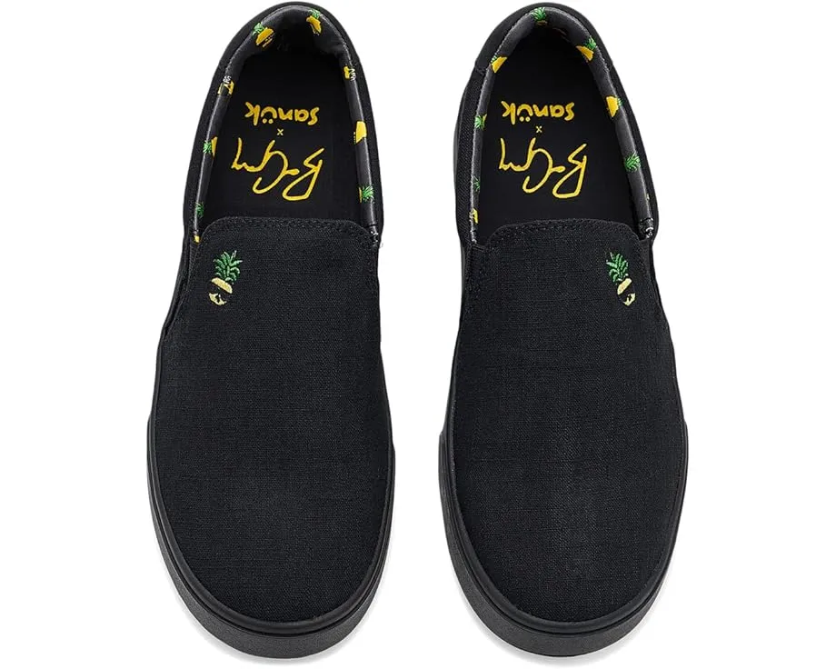 Слипоны Hava-Shoe с текстильным верхом и анатомической стелькой